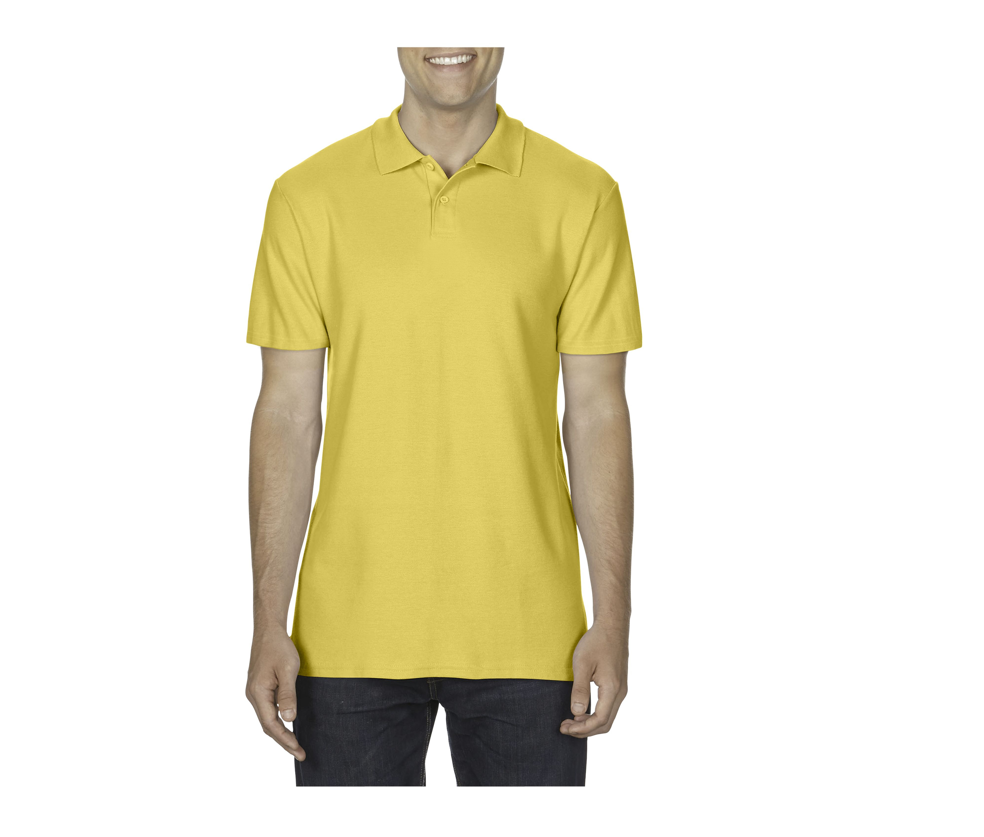 SOFTSTYLE® DOUBLE PIQUÉ POLO MEN