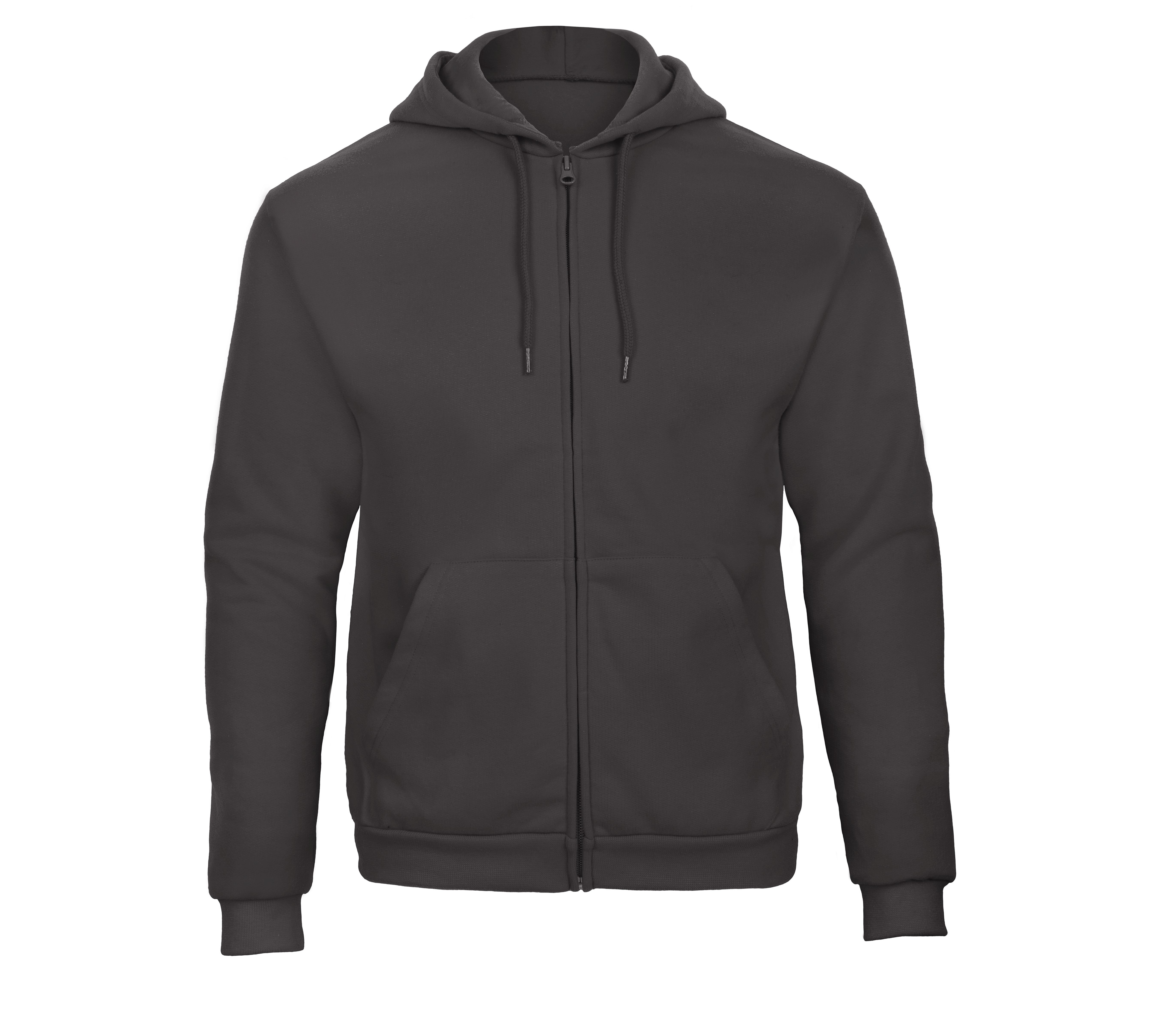 FULL ZIP HOODED SWEAT ID.205 50/50