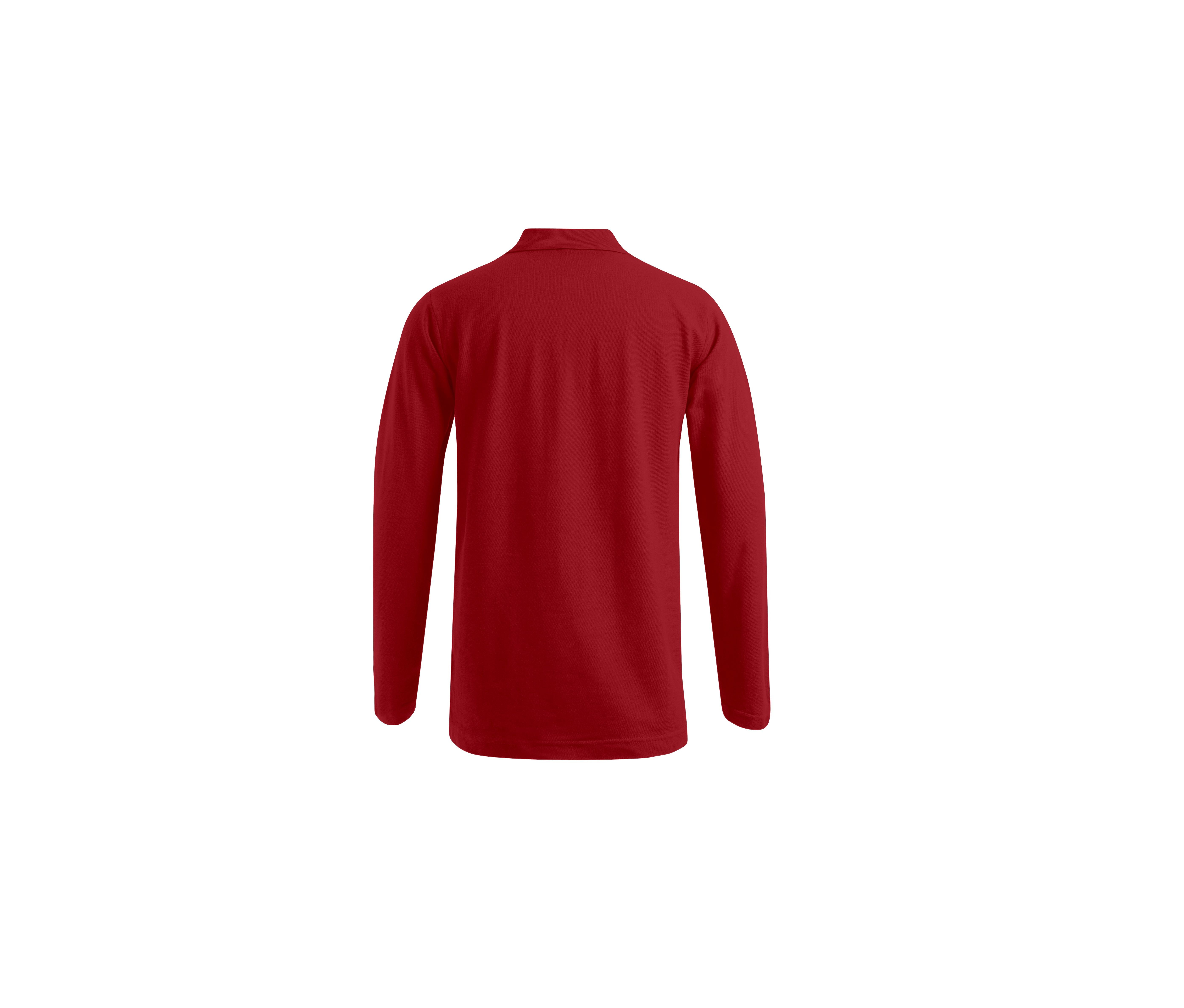 MEN’S LONG SLEEVE HEAVY POLO SHIRT
