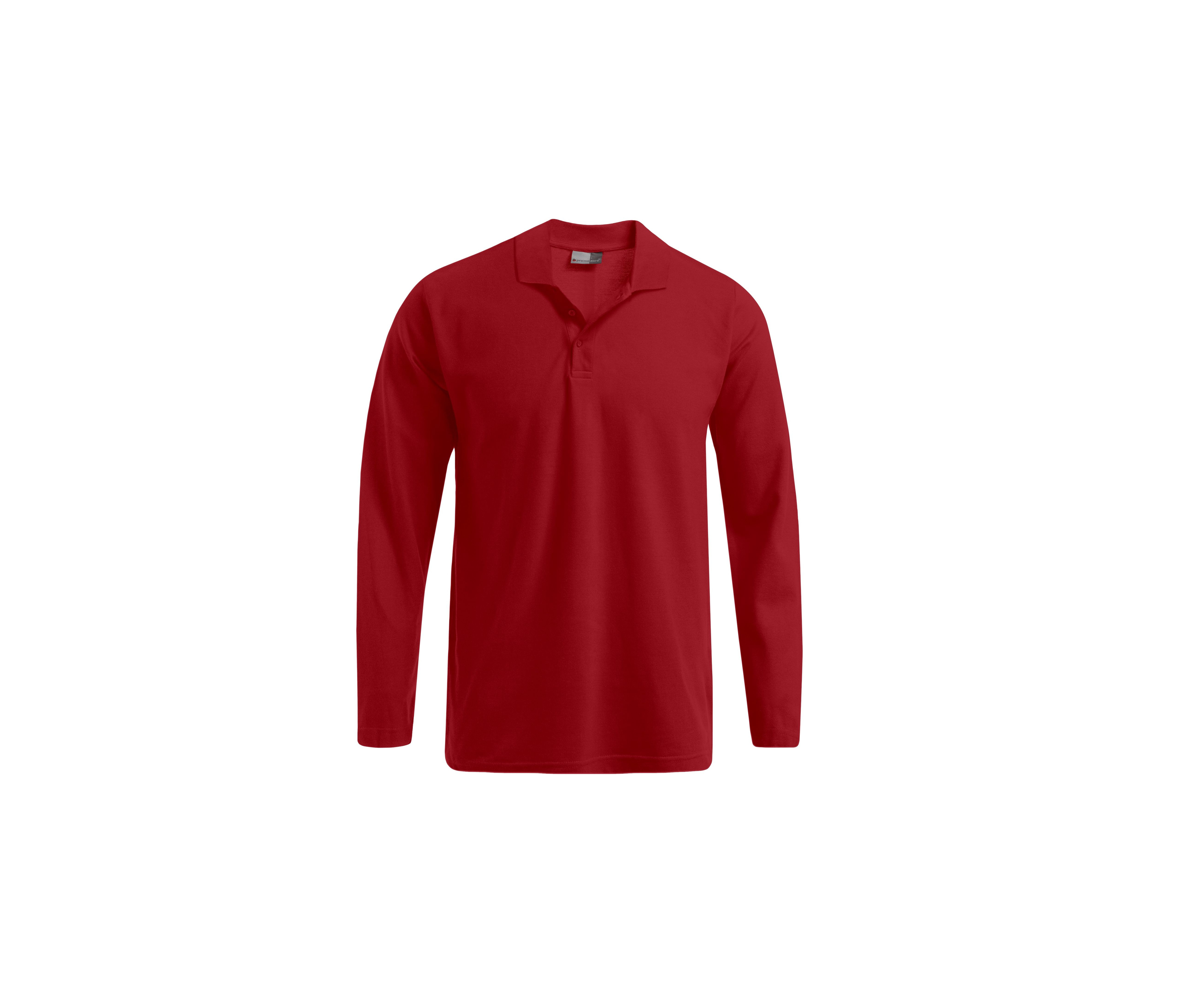 MEN’S LONG SLEEVE HEAVY POLO SHIRT