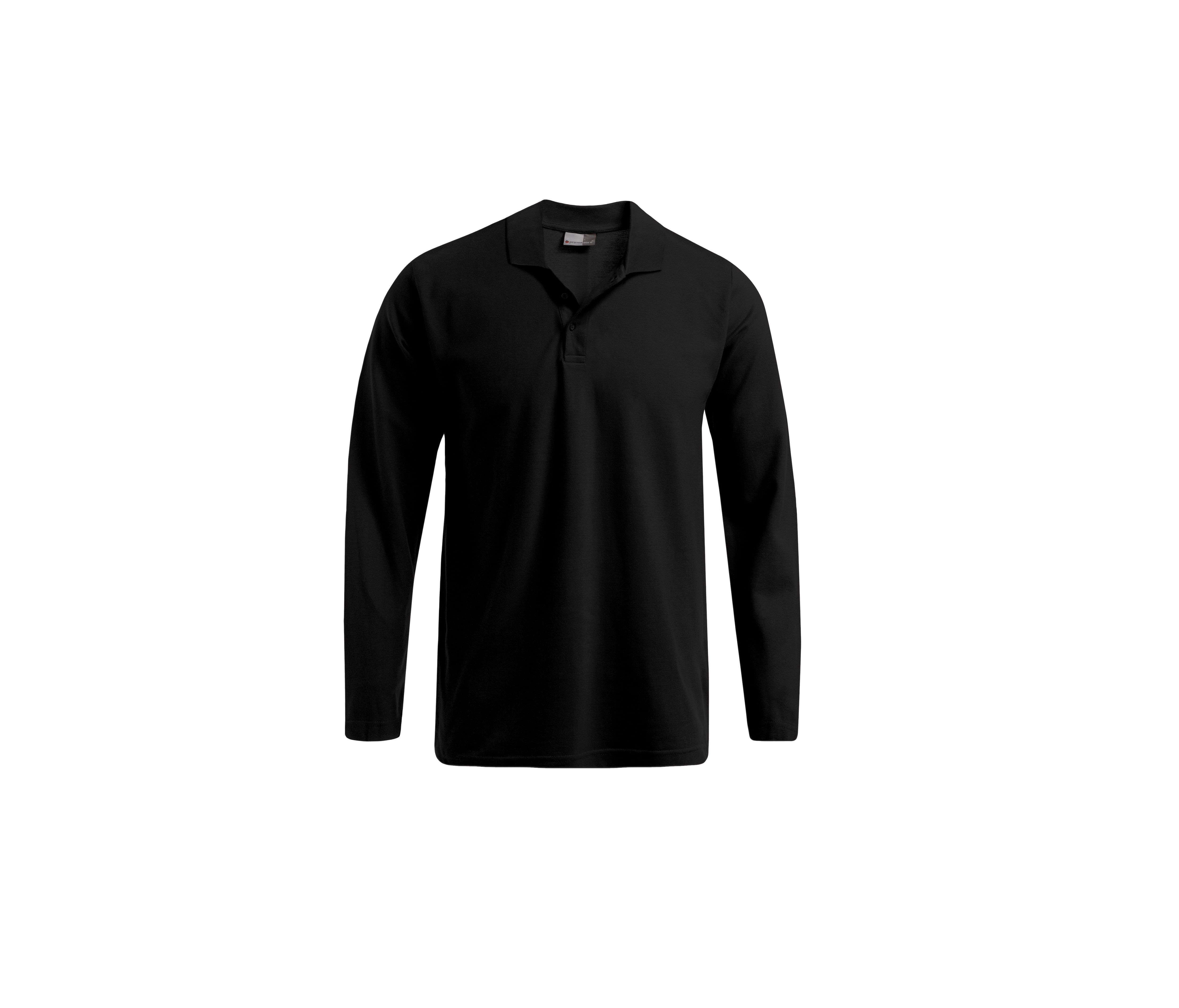 MEN’S LONG SLEEVE HEAVY POLO SHIRT