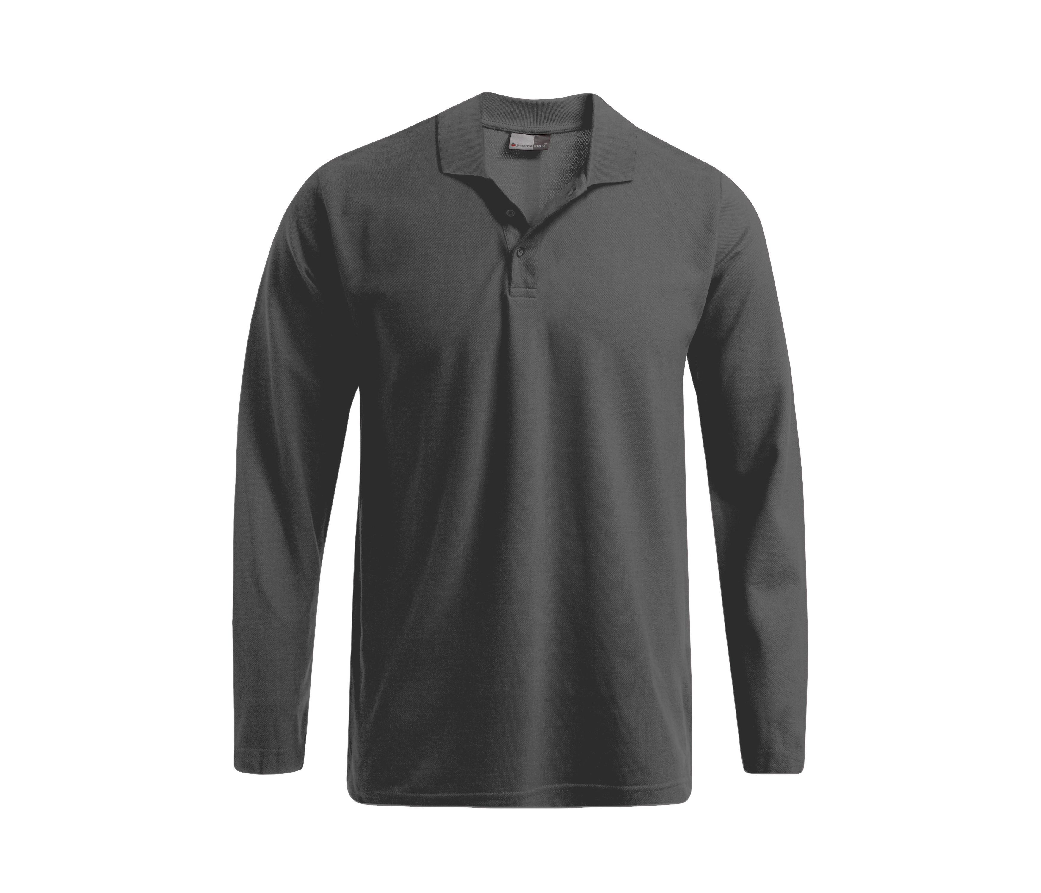 MEN’S LONG SLEEVE HEAVY POLO SHIRT