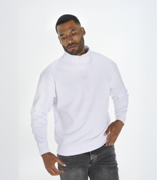 HALF ZIP SWEATSHIRT